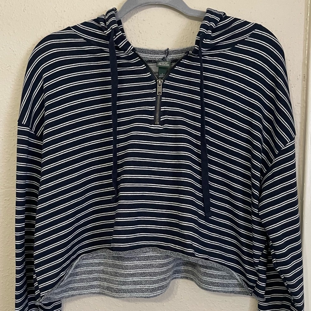 Wild Fable Crop Half Zip Hoodie